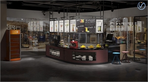 Industrial Wind Cashier Bar Counter Free 3d Model